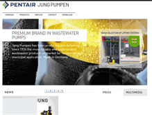Tablet Screenshot of jung-pumpen.com